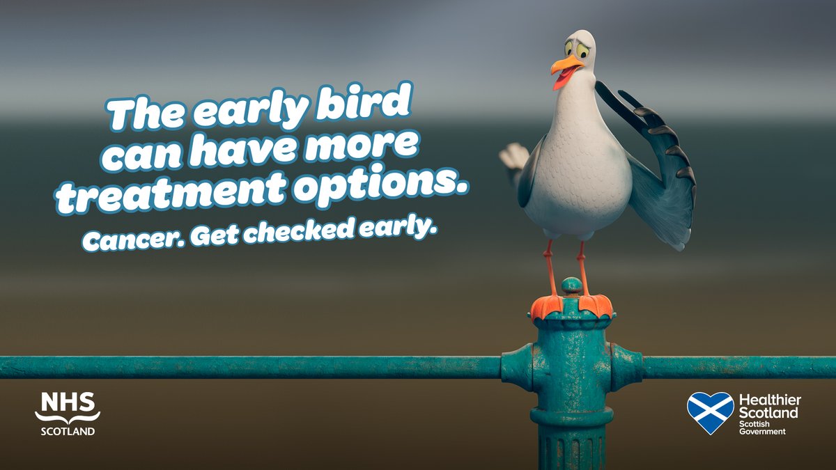Noticed unusual lumps, blood, unexplained weight loss or other possible cancer symptoms? Get in touch with your GP Practice.

#BeTheEarlyBird and get checked.

Find out more at getcheckedearly.org