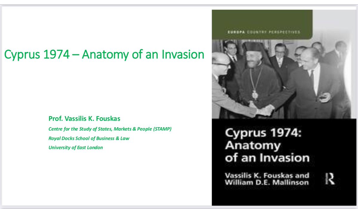 Digdem Soyaltin-Colella (@digdemsoyaltin) on Twitter photo We had Professor Vassilis Fouskas today talking to PIR <a href="/ABDNPolIR/">University of Aberdeen, Politics and IR</a> seminars on his recent book on #Cyprus invasion of 1974. The book brings insights from archives yet touches to a contemporary problem in the Eastern Mediterranean. We had Professor Vassilis Fouskas today talking to PIR <a href="/ABDNPolIR/">University of Aberdeen, Politics and IR</a> seminars on his recent book on #Cyprus invasion of 1974. The book brings insights from archives yet touches to a contemporary problem in the Eastern Mediterranean.