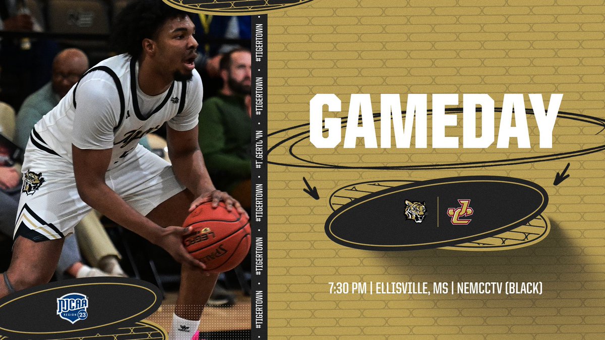Northeast Tigers (@nemcctigers) on Twitter photo MBK | <a href="/NEMCCBasketball/">NEMCCMen'sBasketball</a> takes the show on the road for a big-time matchup in the <a href="/NJCAA/">NJCAA</a> Region 23 Tournament semifinals!!
π <a href="/JC_BobcatsMBK/">Jones Menβs Basketball</a>
π A.B. Howard Gymnasium (Ellisville, MS)
π°οΈ 7:30 pm
πΊ bit.ly/NEBlackChannel
βΉοΈββοΈ bit.ly/NEMB24G32Stats
π― #TigerTown MBK | <a href="/NEMCCBasketball/">NEMCCMen'sBasketball</a> takes the show on the road for a big-time matchup in the <a href="/NJCAA/">NJCAA</a> Region 23 Tournament semifinals!!
π <a href="/JC_BobcatsMBK/">Jones Menβs Basketball</a>
π A.B. Howard Gymnasium (Ellisville, MS)
π°οΈ 7:30 pm
πΊ bit.ly/NEBlackChannel
βΉοΈββοΈ bit.ly/NEMB24G32Stats
π― #TigerTown