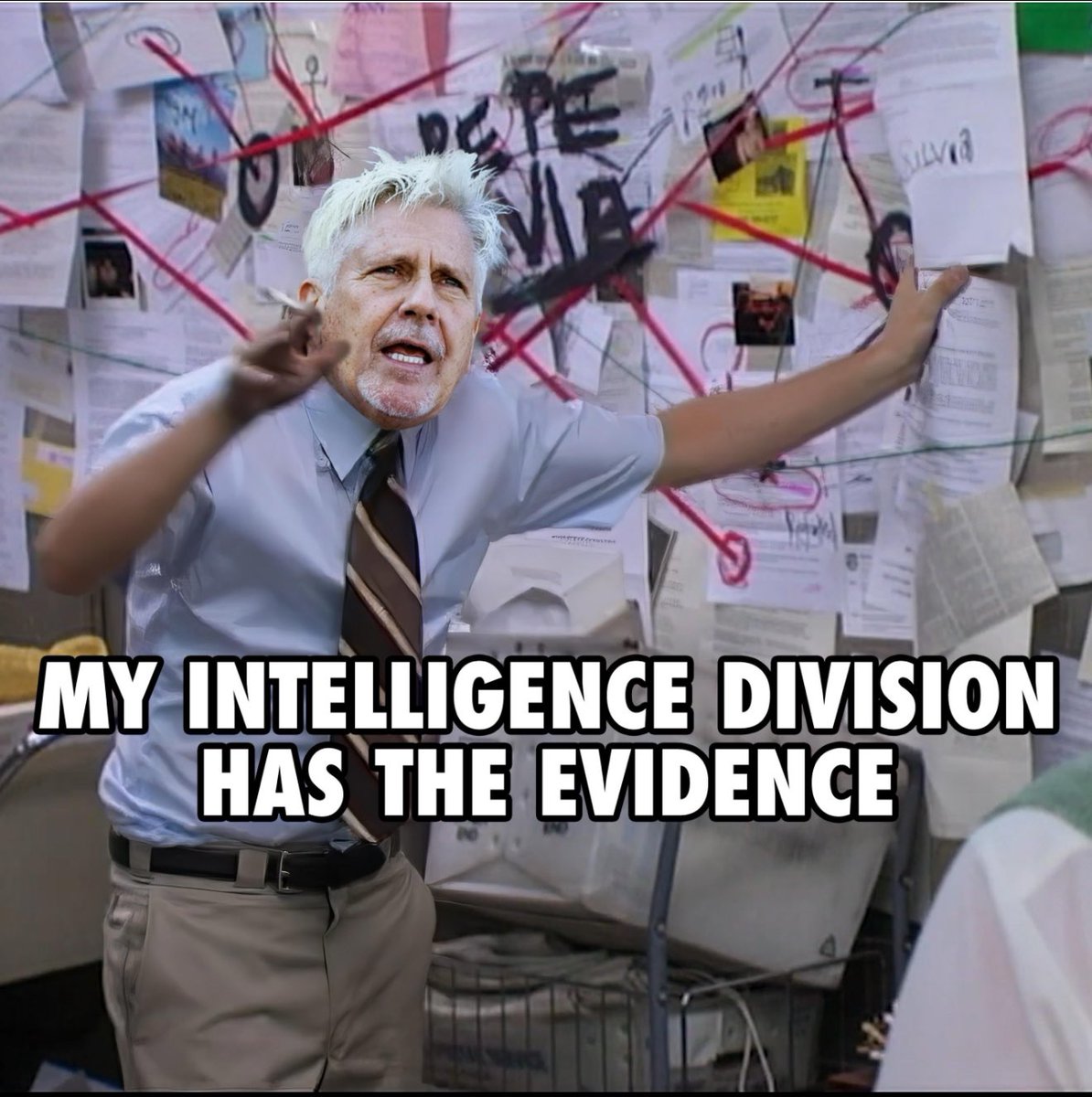 Looks like his intelligence failed him