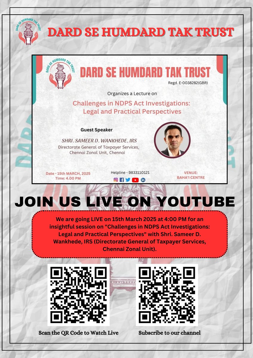 Dard Se Humdard Tak Trust tweet media