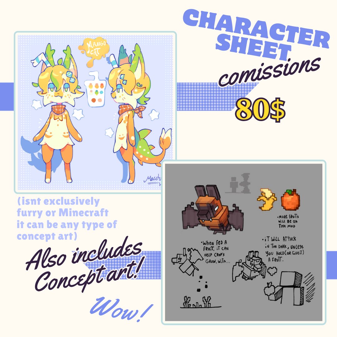 MolchiBerry's tweet image. Comissions are open again!!!
Any doubt just lemme know either on DM'S or in the comments!!