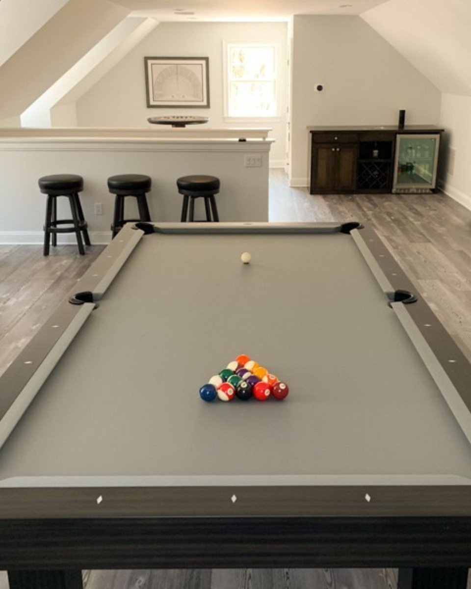 AmericanSale's tweet image. The centerpiece your game room deserves: a beautiful billiard table! 🎱
.
.
.
#GameRoom #GameRoomGoals #BringTheFunHome #Basement #Game #Gaming #GameSpace #GamingRoom #Entertaining #EntertainmentRoom #Arcade #ArcadeRoom #HomeArcade #HomeGoals #Design #InteriorDesign