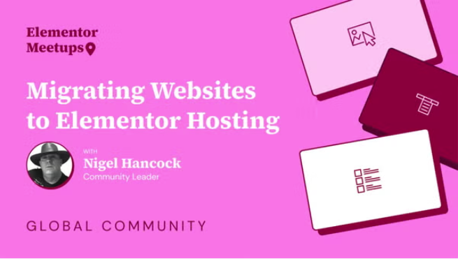 JoeSimpsonJr's tweet image. THERE&apos;S STILL TIME: Join us at the top of the hour for @elemntor Global Leader&apos;s Monthly @WordPress  Meetup for &quot;Migrating Websites to Elementor Hosting - A Real-World Guide&quot; with Nigel Hancock. RSVP at meetup.com/elementor-glob…

#Elementor #WordPress #Hosting