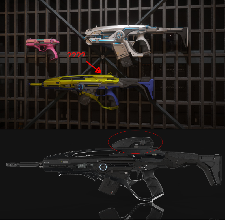 Jorunn Star Citizen (@jorunn_sc) on Twitter photo Custom S71 Rifle Skins and NO Matching Scopes???
Why is the incredibly sexy and effective Gemini S71 that was designed with it's own custom scope not coming with the matched scope in the same custom color when we are paying CASH for these things?
<a href="/CaptainZyloh/">Tyler Witkin</a> <a href="/RobertsSpaceInd/">Star Citizen</a> Custom S71 Rifle Skins and NO Matching Scopes???
Why is the incredibly sexy and effective Gemini S71 that was designed with it's own custom scope not coming with the matched scope in the same custom color when we are paying CASH for these things?
<a href="/CaptainZyloh/">Tyler Witkin</a> <a href="/RobertsSpaceInd/">Star Citizen</a>