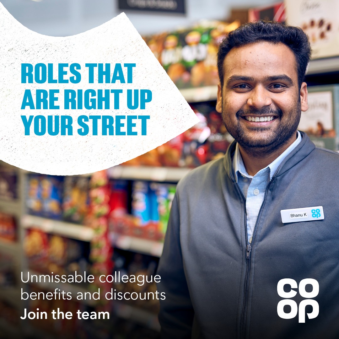 👋 Step into a Team leader role for a promising career with Co-op near you. 
✅ You’ll benefit from tailored development, friendly teams, and unique benefits like 30% discount in-store.  
✅ Apply for a role that’s right by you: coop.uk/2OCZcPI