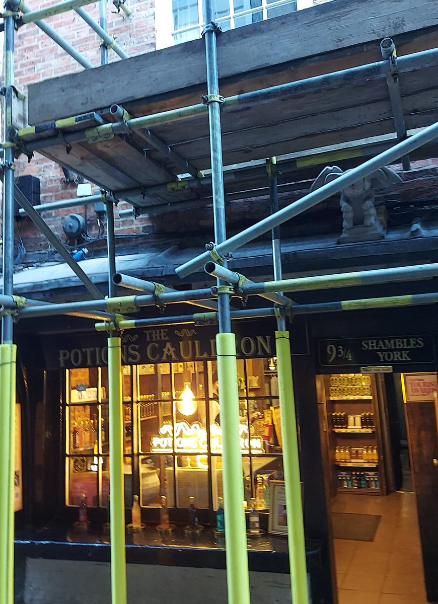 The Potions Cauldron Group (@potionscauldron) on Twitter photo Fear not witches and wizards! ✨🧙
Though our magical shop may be wrapped in a little extra enchantment (disguised as scaffolding) we remain open as usual! ⭐️🪄
Step through our doors into our potion filled enchanting shop! ❤️ Fear not witches and wizards! ✨🧙
Though our magical shop may be wrapped in a little extra enchantment (disguised as scaffolding) we remain open as usual! ⭐️🪄
Step through our doors into our potion filled enchanting shop! ❤️
