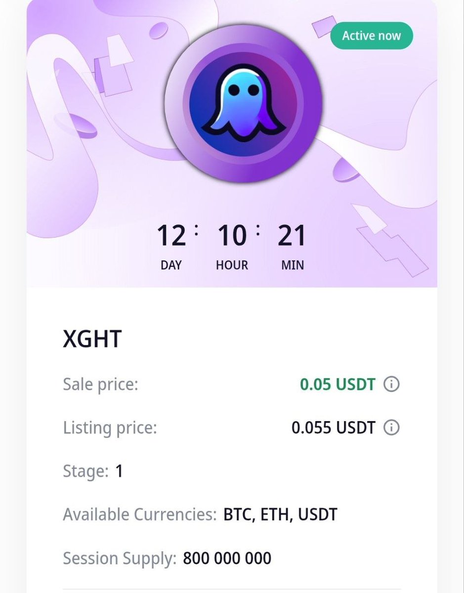Xghost_Project's tweet image. A quick reminder that our presale is still ongoing. 
Our IEO is aimed to bring investors, DeFi and XRPL enthusiasts into the XGHOST community.

And for $XGHT holders who got in through our Dex offering earlier on, you can deposit your $XGHT tokens to P2B exchange.

$XGHT Live…