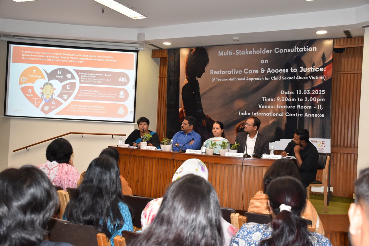 📢 HAQ hosted a multi-stakeholder consultation on a trauma-informed approach for CSA survivors. Experts discussed strengthening justice mechanisms, holistic recovery, &amp; long-term support to ensure survivor-centered care. Stay tuned for more updates!
#HAQCRC #RestorativeJustice