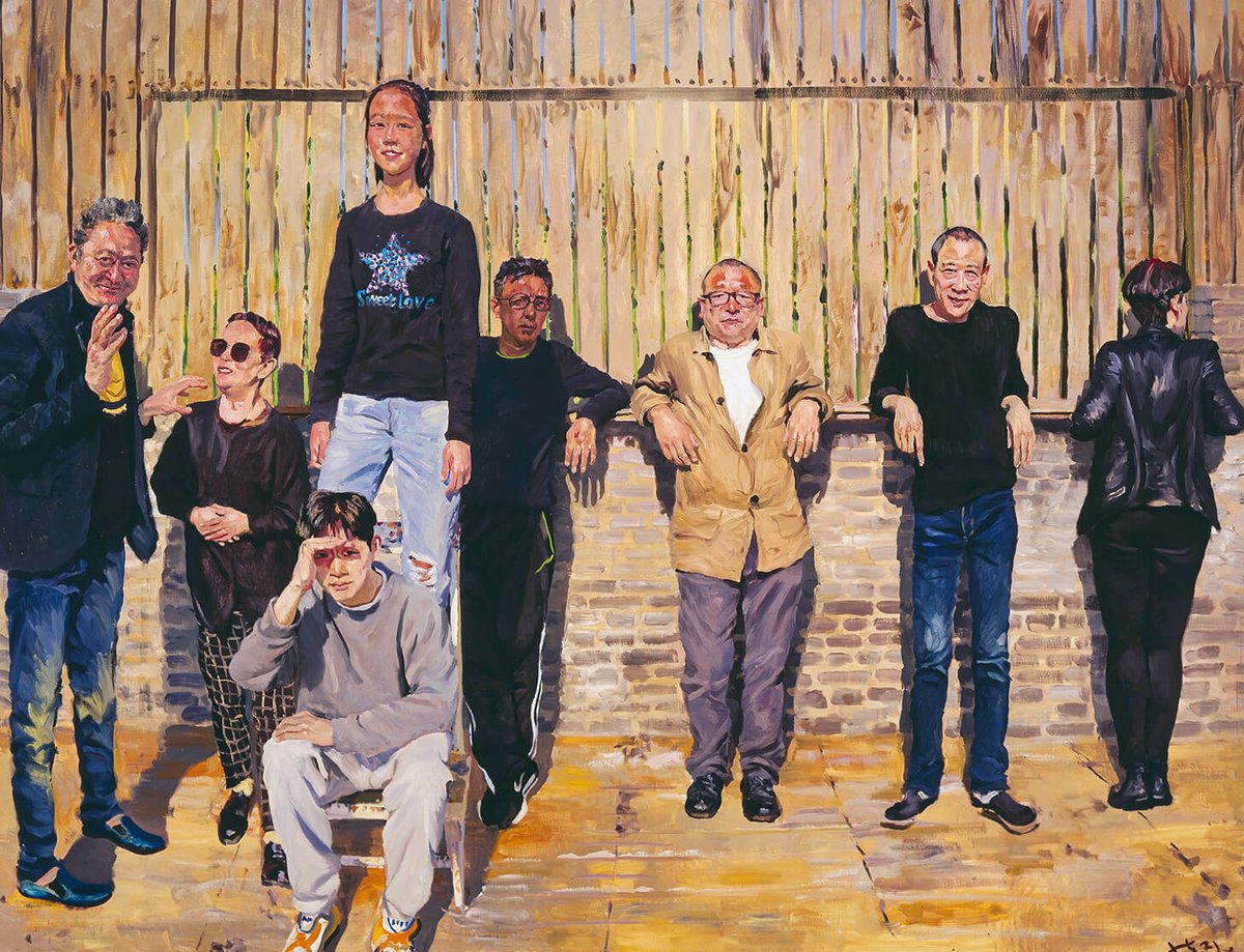 𝐄𝐱𝐩𝐥𝐨𝐫𝐞 𝐕𝐓𝐒, 𝐄𝐱𝐩𝐚𝐧𝐝 𝐘𝐨𝐮𝐫 𝐖𝐚𝐲𝐬 𝐨𝐟 𝐁𝐞𝐢𝐧𝐠, 𝐋𝐢𝐬𝐭𝐞𝐧𝐢𝐧𝐠, 𝐚𝐧𝐝 𝐊𝐧𝐨𝐰𝐢𝐧𝐠!🌟🌱🎨

Let’s look at Ning Dai in Person Having a Laugh, a 2021 work created by Liu Xiaodong (Chinese, b.1963).