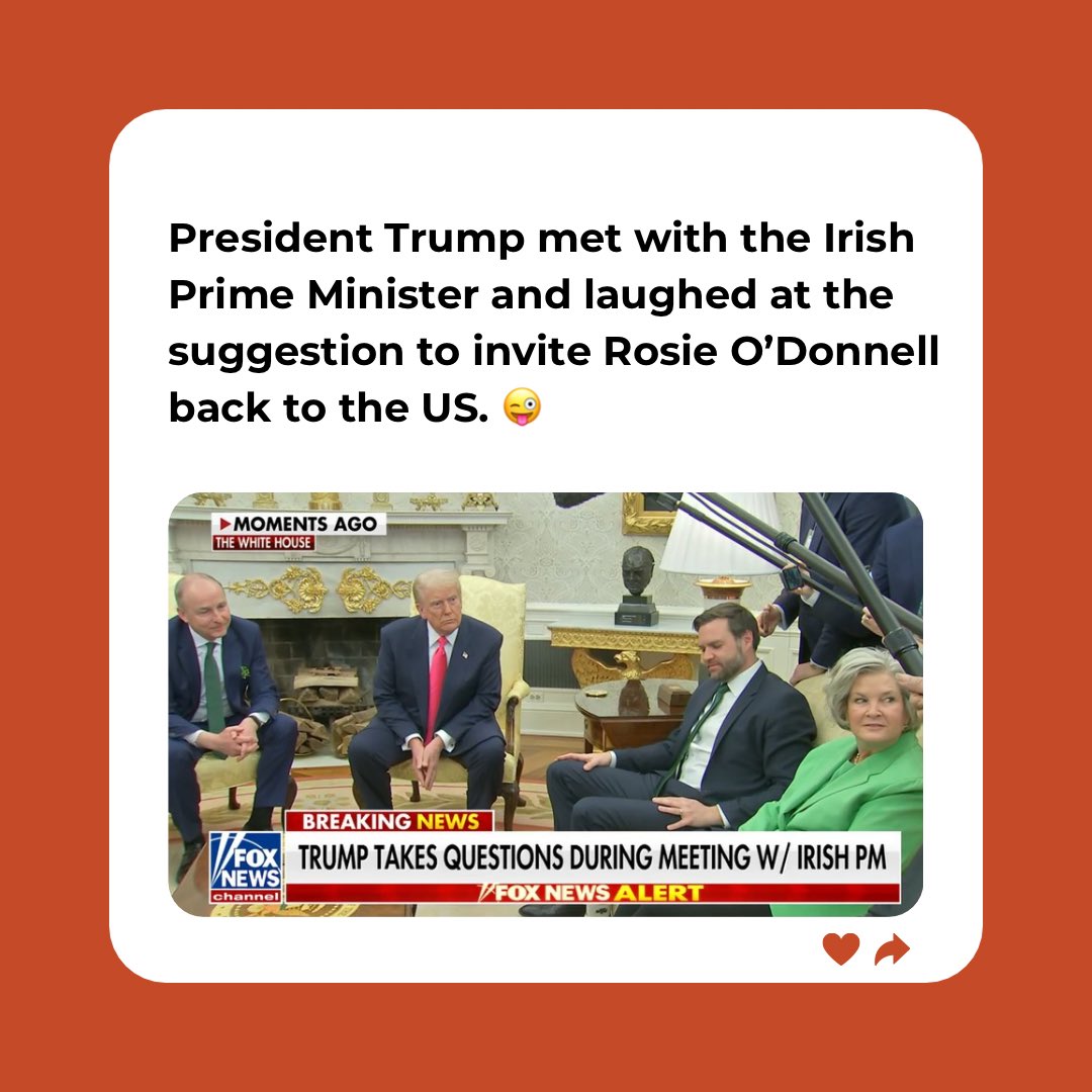 Maybe 😜

#Trump 
#TrumpIreland
#RosieODonnell