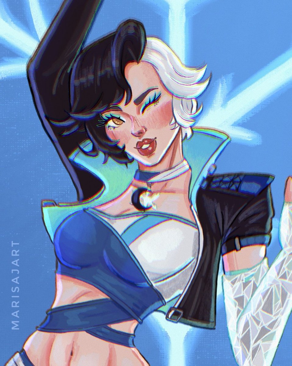 Luna Snow Details 💙❄️
#lunasnow #MarvelRivalsfanart #MarvelRivals #comics