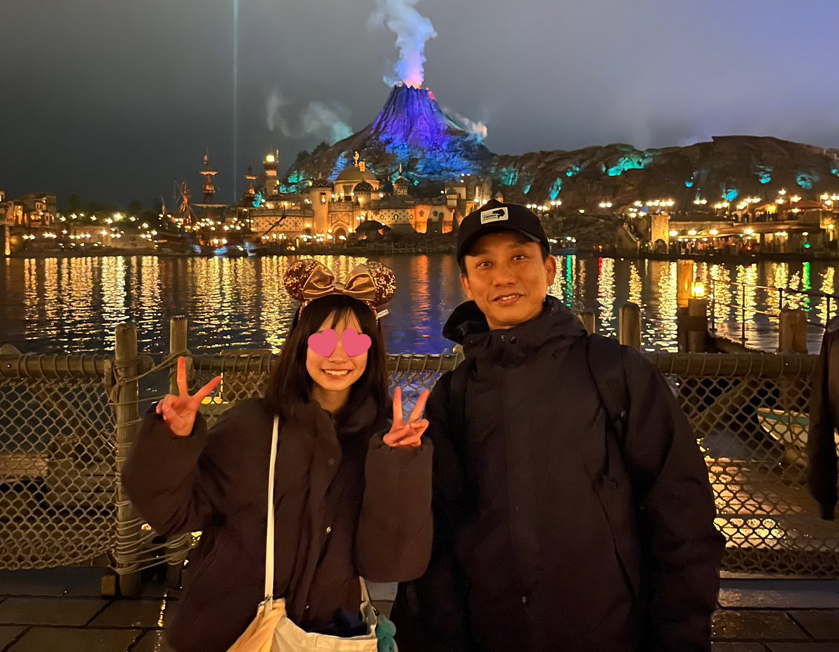 最愛の娘と

帰ってきて
珍しく「パパありがとう」だって

で泣く父親ってどうなの？？笑

また行こうね