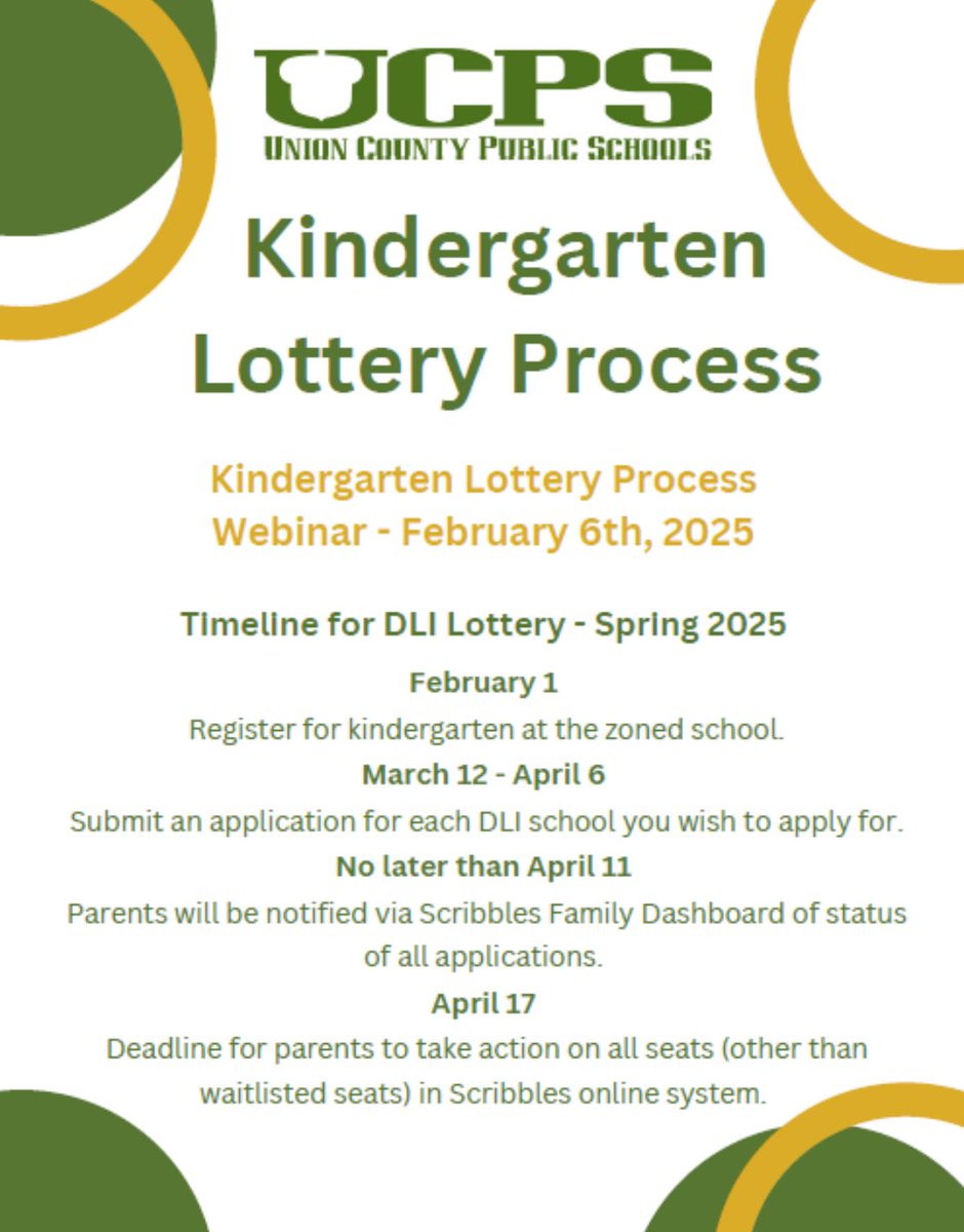 Roxana de Farfan (@roxanadefarfan) on Twitter photo The #UCPSDLI lottery for rising kindergarteners is now open! Make sure to check with your local schools for upcoming open house details and learn more about this bilingual & biliterate program!@UCPSNC <a href="/UCPSCollegePrep/">College Readiness</a> <a href="/IreneZamoraSoto/">Irene Zamora Soto</a> <a href="/MrsJGutierrez/">Jessica Gutierrez</a> The #UCPSDLI lottery for rising kindergarteners is now open! Make sure to check with your local schools for upcoming open house details and learn more about this bilingual & biliterate program!@UCPSNC <a href="/UCPSCollegePrep/">College Readiness</a> <a href="/IreneZamoraSoto/">Irene Zamora Soto</a> <a href="/MrsJGutierrez/">Jessica Gutierrez</a>