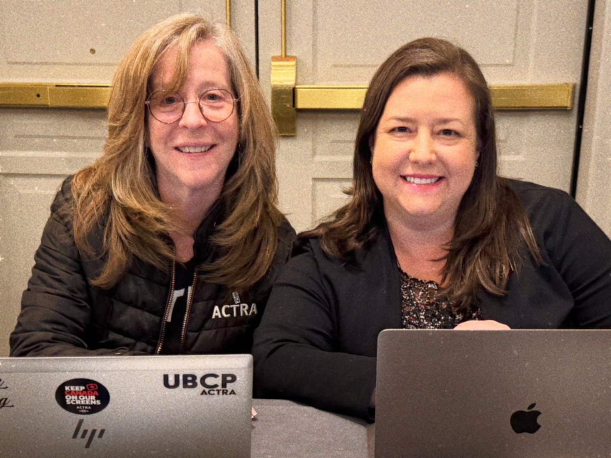 Stronger together. <a href="/MarieKellyNED/">Marie Kelly</a> and <a href="/sagaftra/">SAG-AFTRA</a>  Chief Labor Policy Officer and New York Local Executive Director, Rebecca Damon working in solidarity at SAG-AFTRA Commercial Negotiations in New York City to protect commercial performers across North America.