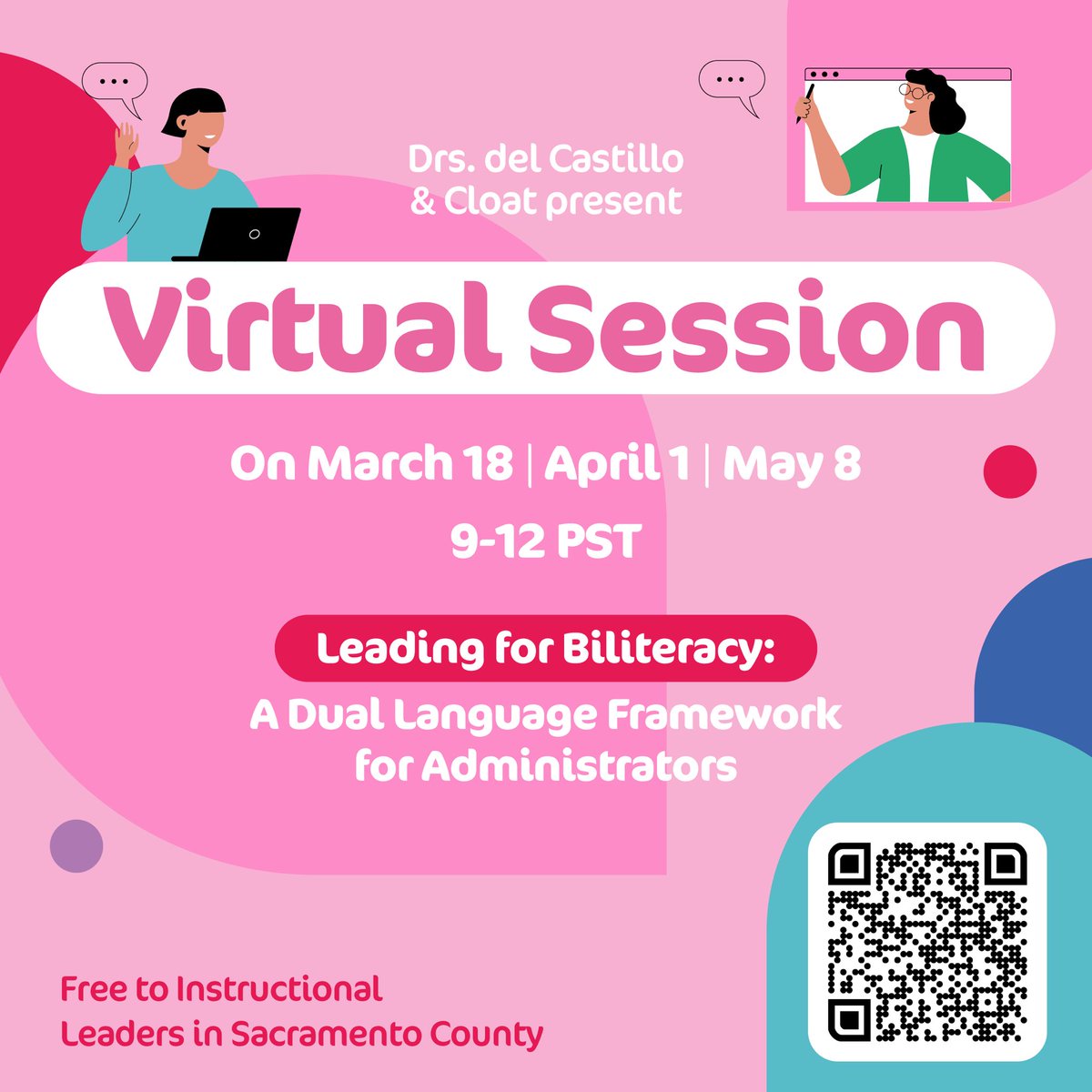 DLI leaders in Sacramento County! Join us for a series of virtual sessions on “Leading for Biliteracy”. Learn how to foster effective  DLI initiatives and improve student outcomes. register with this link
proflearn.scoe.net/Home/Search?to…

#DualLanguage #DLI #bilingualteacher