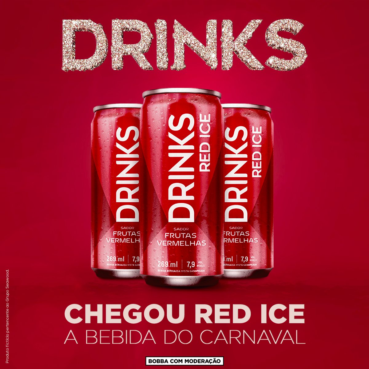 BobbassaSW's tweet image. A sua parceira mais gostosa dos rolês de carnaval está pronta e repaginada para a folia! Experimente &apos;Red Ice&apos;, a nova bebida mix de frutas vermelhas da Bobbassa Drinks®. #BobbaComModeração