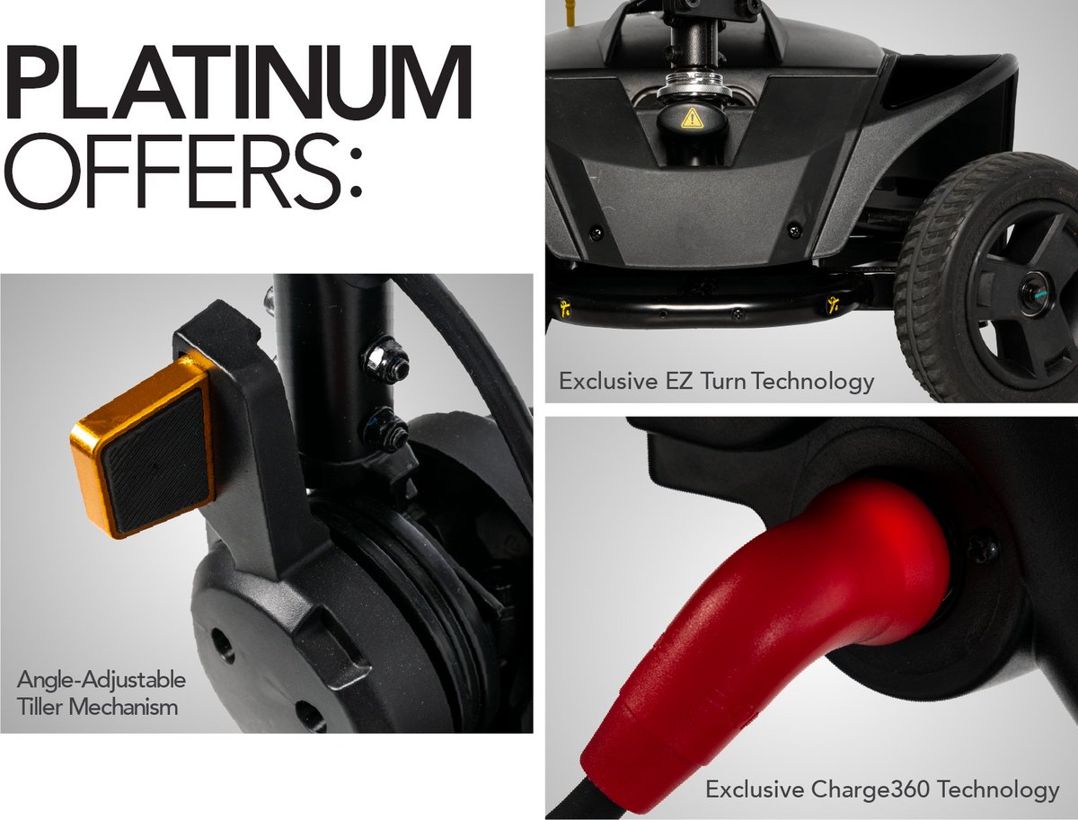 The Go Go Elite Traveller 2 Platinum features our Charge 360 technology. This allows for an easy and quick way to connect and get your mobility scooter charged up. 🔋 

#MobilityScooter  #GoGo #EliteTravellerPlatinum #Charge360