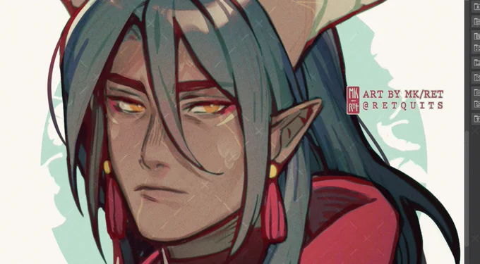 caldarus sketch preview #FieldsofMistria #fomspoilers 
