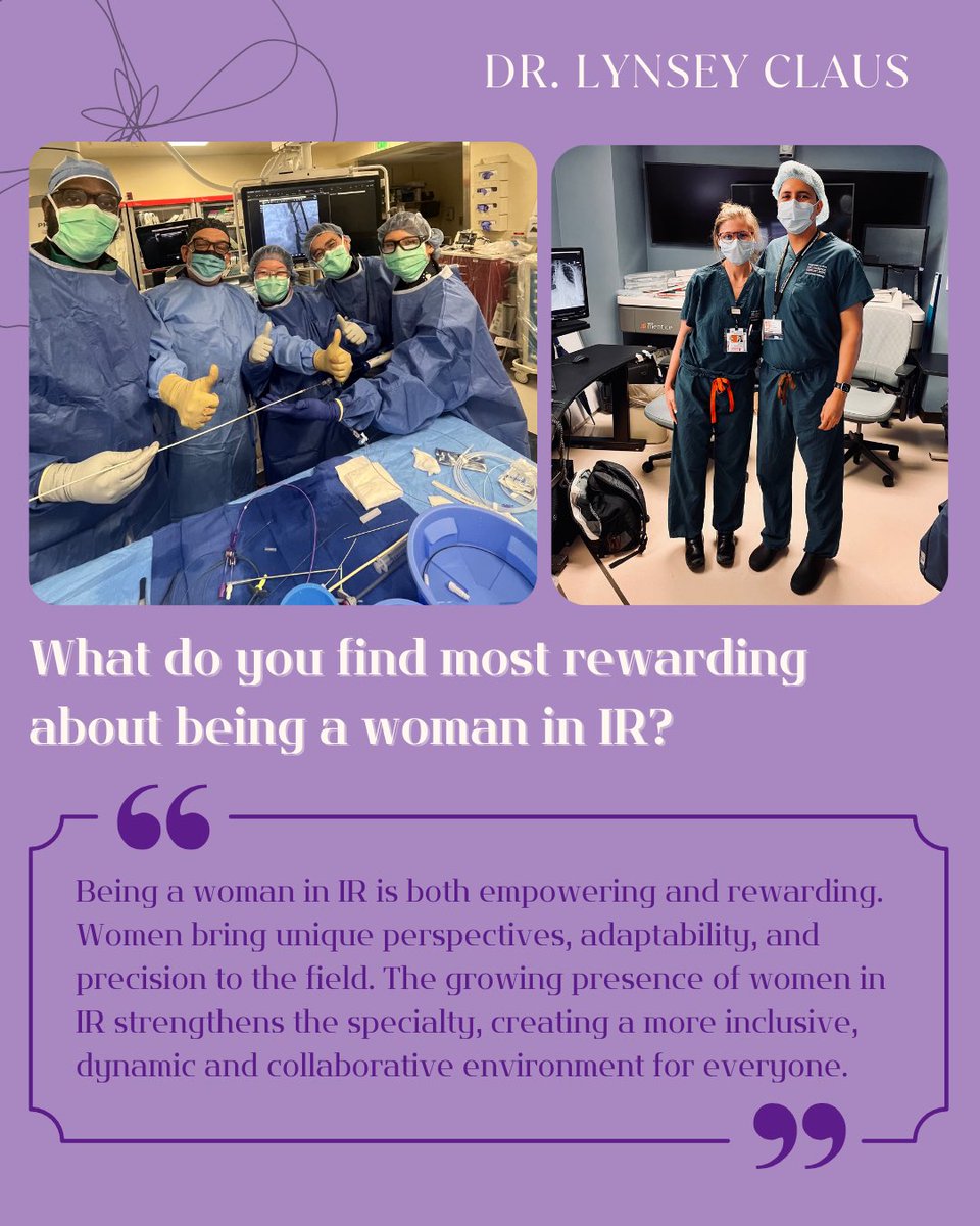 AffirmProgram's tweet image. 🌟Physician Spotlight🌟 This Women’s History Month, we’re celebrating incredible female physicians making an impact in IR and beyond! Their dedication, leadership, and innovation continue to inspire the next generation. First up, meet IR resident Dr. Claus! #WomenInMedicine #WIR