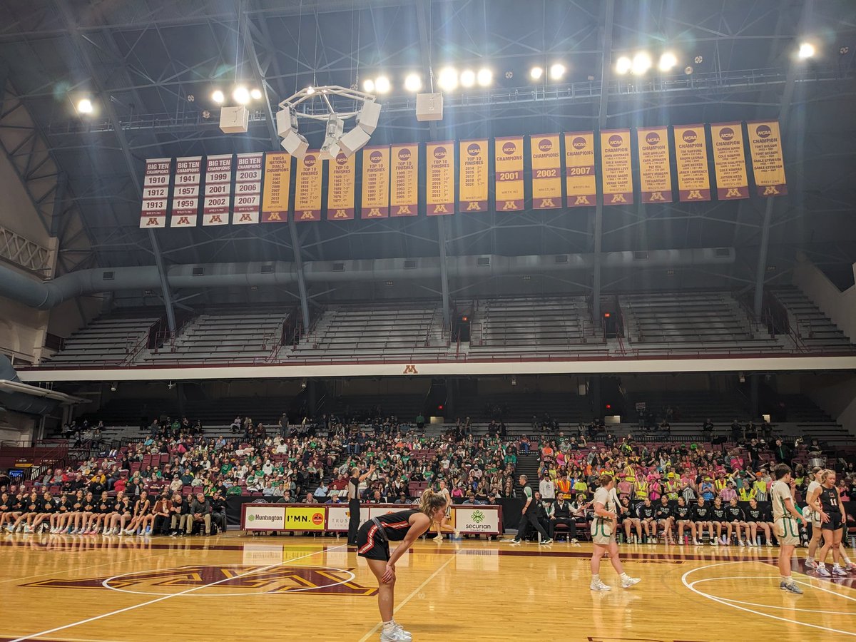 All set at Maturi Pavilion for State girls basketball. 
Class AA Quarterfinals:
#2 (#2) Crosby-Ironton vs. #7 Barnesville 
Pregame set for 5:40 on Skeeter 101.5 and rjbroadcasting.com
