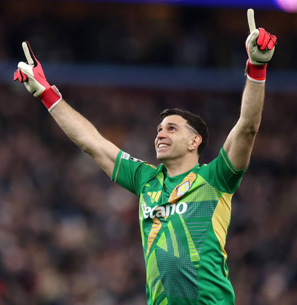 Emi Martínez (@emimartinezz1) on Twitter photo Amazing achievement to be in the last 8 of the <a href="/ChampionsLeague/">UEFA Champions League</a> . Very proud to be a villain!! #UTV Amazing achievement to be in the last 8 of the <a href="/ChampionsLeague/">UEFA Champions League</a> . Very proud to be a villain!! #UTV