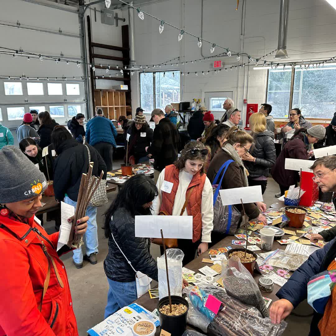 Our first-ever Seed Swap at <a href="/TheFarminary/">The Farminary</a> in conjunction with The Seed Farm at <a href="/Princeton/">Princeton University</a> was a huge success! 🌱🌰 We were thrilled to see so many members of the community come together in support. Thank you to everyone who stopped by, swapped seeds, &amp; made new connections!
