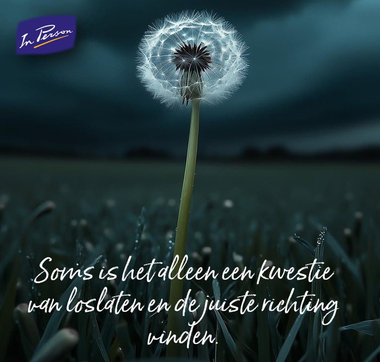 Laat los en vind de richting #HR #Vacature <a href="/inperson/">In Person</a>