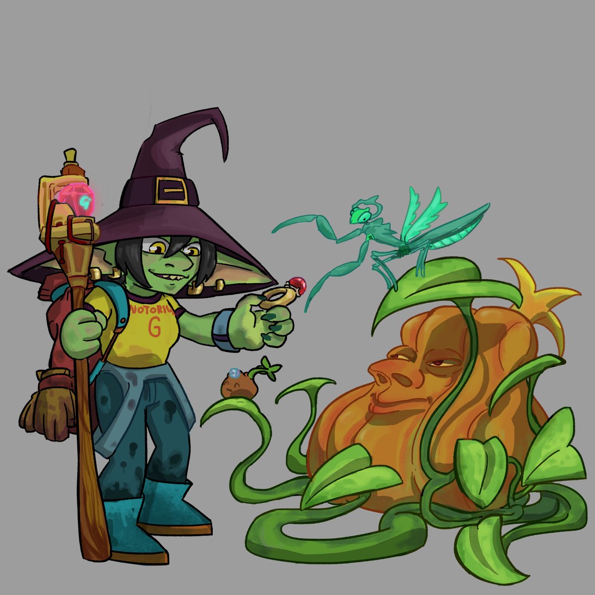 SatanicCorn's tweet photo. Nunca posteo nada aquí, wachen una goblin bruja https://t.co/QB3AFVw3RR
