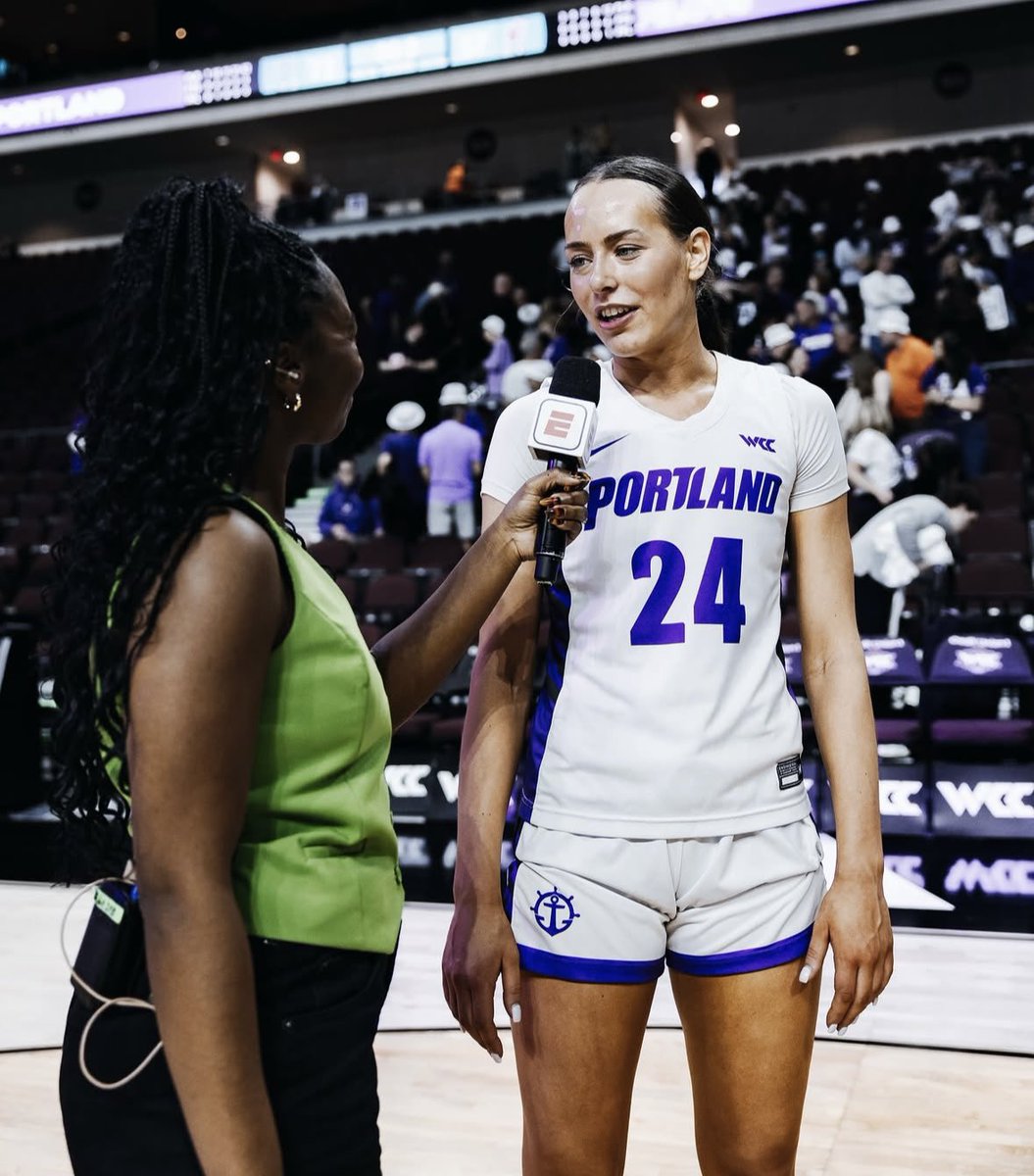PortlandWBB's tweet image. Congrats to our 2025 @WCCsports All-Tournament Team — Maisie Burnham &amp;amp; Emme Shearer! 🌟

#gopilots