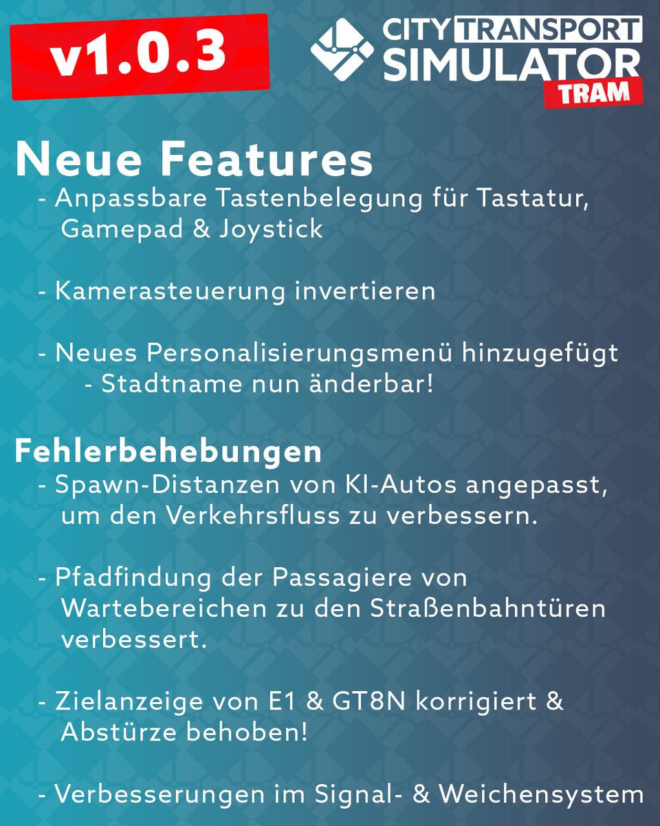 City Transport Simulator tweet media