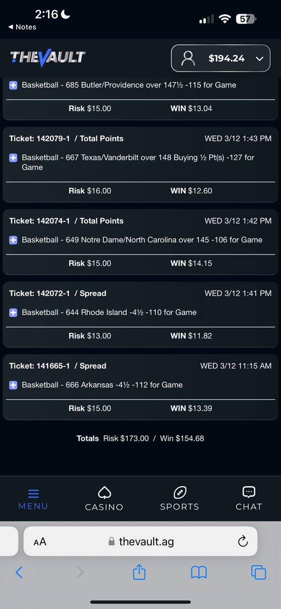 Having more money at risk than actual money in your bank account is never a good feeling