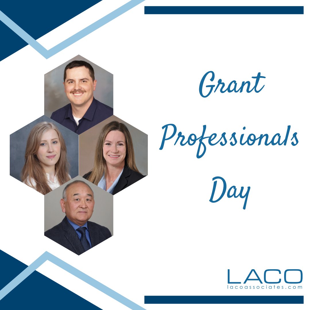 🌟 Happy Grant Professionals Day! 🌟

Today, we celebrate the hardworking, passionate individuals who are the backbone of nonprofit organizations and causes. A big thanks to the grants and funding team at LACO for all of their efforts and contributions they bring every day.