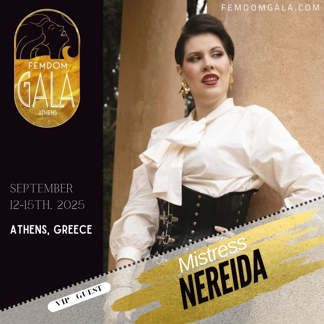 FemDom Gala (@femdomgala) on Twitter photo So happy to confirm that <a href="/MistressNereida/">Mistress Nereida Barcelona</a> will be joining <a href="/FemdomGala/">FemDom Gala</a> !!!
Location : Athens , Greece
Date : 12-15 September 2025 So happy to confirm that <a href="/MistressNereida/">Mistress Nereida Barcelona</a> will be joining <a href="/FemdomGala/">FemDom Gala</a> !!!
Location : Athens , Greece
Date : 12-15 September 2025