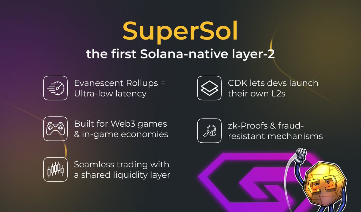 🟡"SuperSol: Il Layer-2 Innovativo che Potenzia Solana con Iperscalabilità e Costi Ridotti"