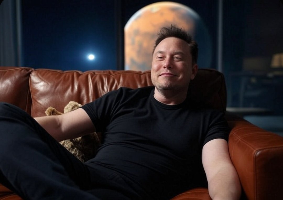 SHSchmidt's tweet image. Colonizing Mars is cool, but have you tried colonizing your couch? #TeslaChill #SpaceNap #ElonVibes #Trending2025