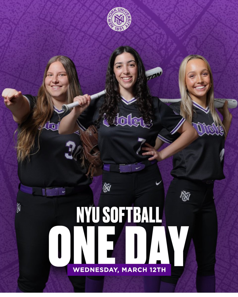 CoachNic23's tweet image. Today’s the day! One Day is here! Link in my bio to be a part of the magic and donate to NYU Softball today! #ExcelTogether