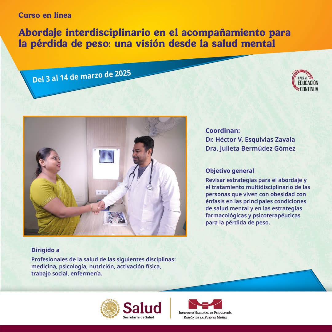 El curso “Abordaje interdisciplinario en el acompañamiento para la pérdida de peso: una visión desde la salud mental” aprendí que muchos "profesionales" de la salud aún tienen estigmas hacia las personas que presentan obesidad. #saludmental #diainternacionaldelaobesidad