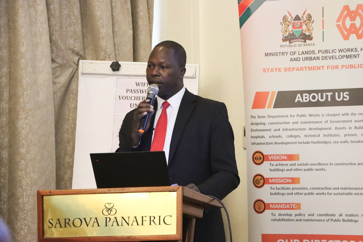 SDPW, in partnership with <a href="/UNOPS_ESAfr/">UNOPS East and Southern Africa</a>  <a href="/UNDESA/">UN DESA</a> <a href="/UNCDF/">UN Capital Development Fund</a> with support funding from UN Peace Development and Trust Fund today launched the Kenya Infrastructure Asset Management Enabling Environment Roadmap. The event was graced by Public Works PS Hon. Arumonyang Joel CBS.