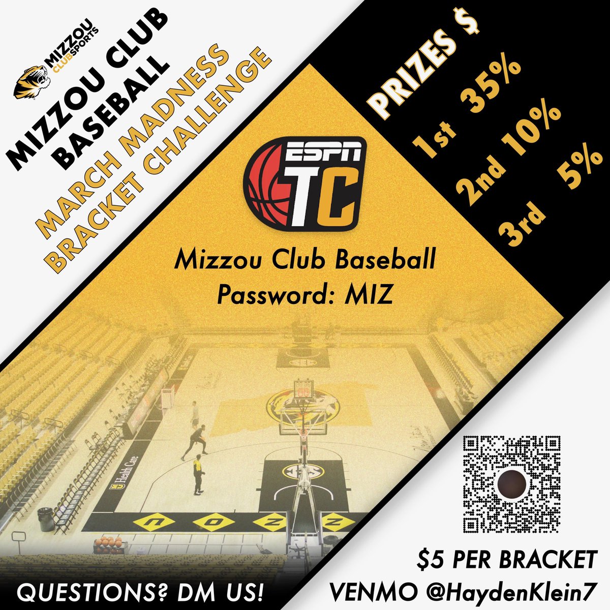 Mizzou Club Baseball tweet media