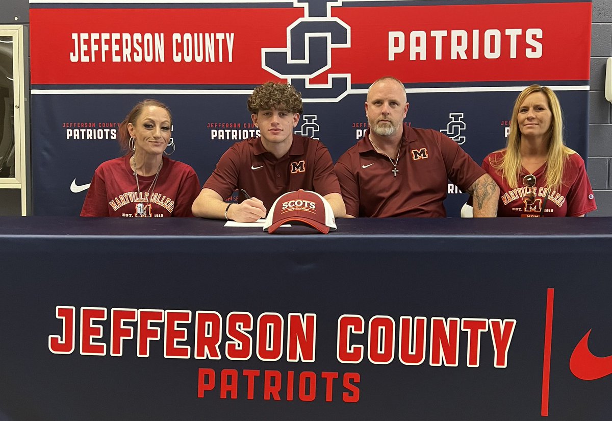 Dennis Barker Jr (@dennisbarkerjr) on Twitter photo Congratulations to <a href="/JeffCountyFB/">Jeff County Football</a>’s <a href="/dakodahaun11/">Dakoda Haun</a> for signing with <a href="/MCScotsFootball/">Maryville College Football</a> to continue his academics and career in athletics. Congratulations to <a href="/JeffCountyFB/">Jeff County Football</a>’s <a href="/dakodahaun11/">Dakoda Haun</a> for signing with <a href="/MCScotsFootball/">Maryville College Football</a> to continue his academics and career in athletics.