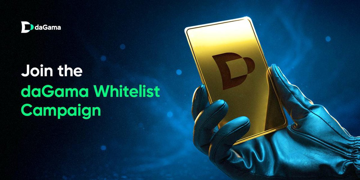 Join

☑️ Go to the website and connect your Arbitrum wallet
☑️ Complete all quests on the platform to get Whitelist
☑️ Invite as many friends as possible using your referral link and code
dagama.world/?ref=26aa3a

#Airdrop #Airdrops