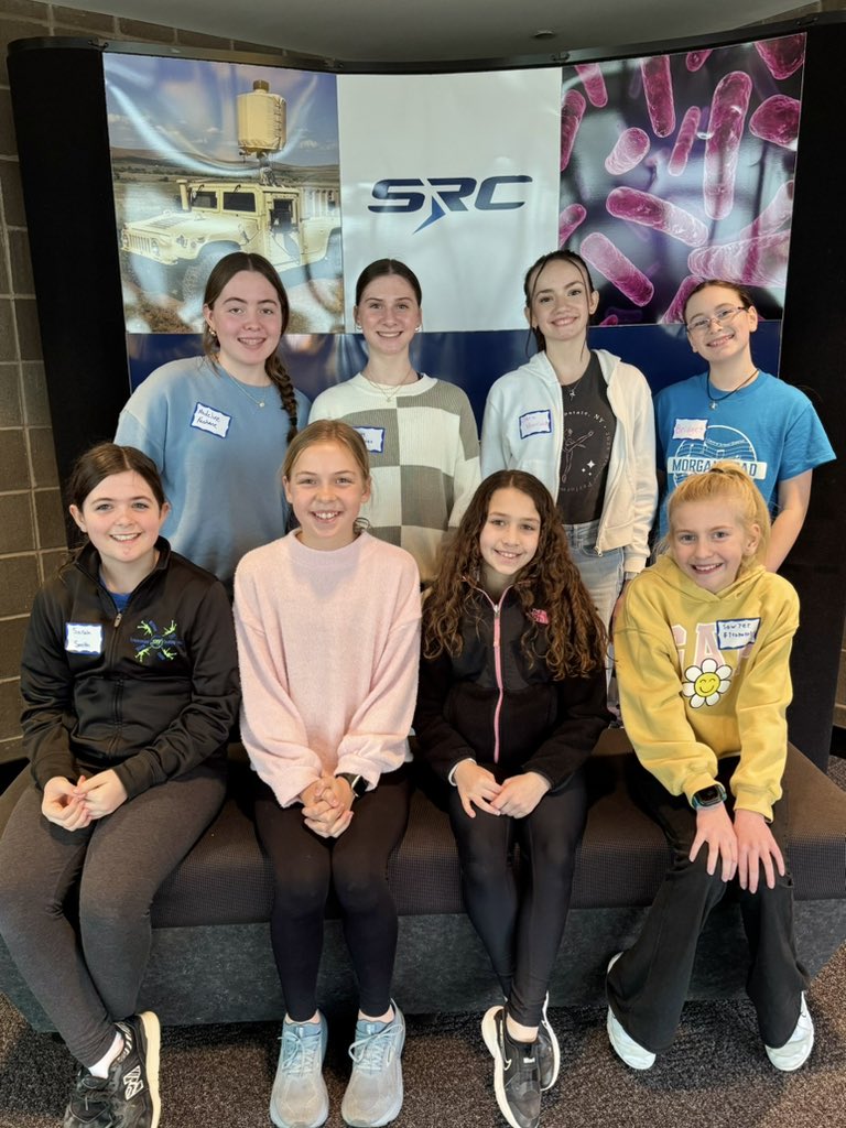 MRM6thMartin's tweet photo. Middle School Girls in the STEM Workplace event at SRC, Inc. Headquarters 
Engaged with women STEM professionals, Participated in a hands on investigation to understand how to mitigate Oil Spills and toured their research facility. https://t.co/bWziyV8IUP