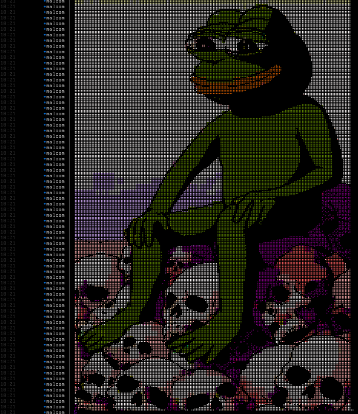 you never seen ASCII this good on IRC