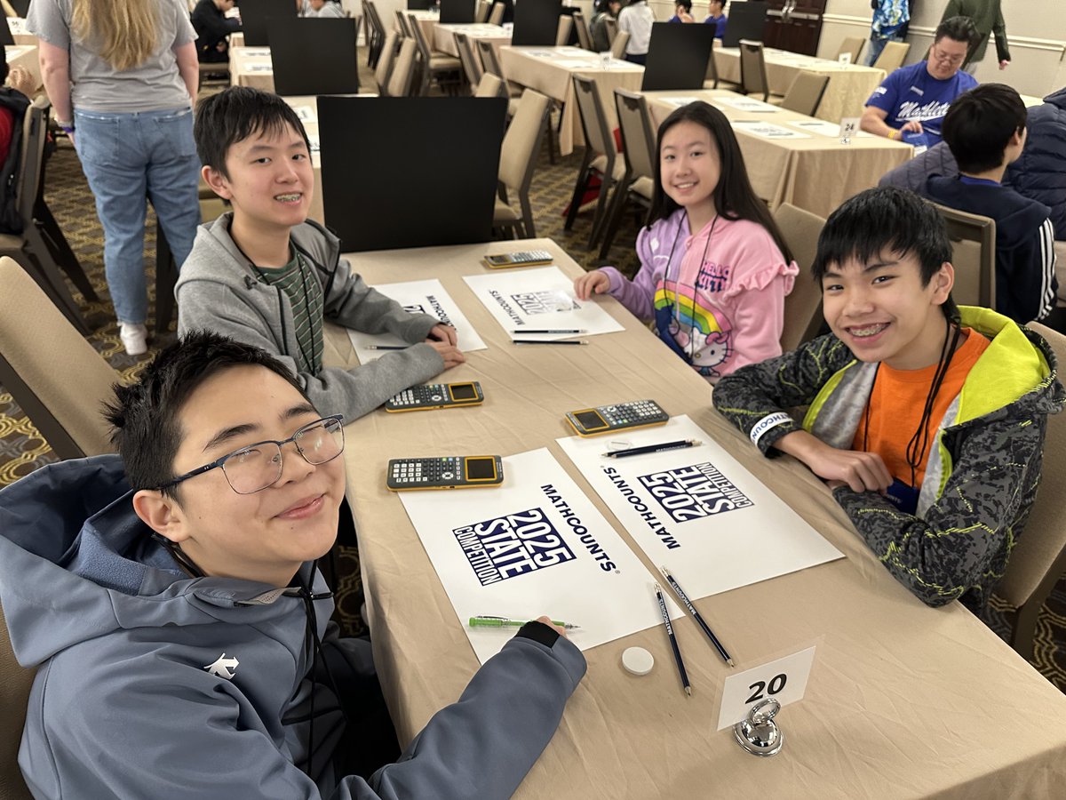 Plano ISD (@plano_schools) on Twitter photo (1/4) Last Saturday, Plano ISD students showed off their brainpower at the State MATHCOUNTS Competition in Irving! 13 brilliant students represented their middle schools with pride, and their hard work paid off! 🎉
<a href="/ottobobcats/">Otto Middle School</a>
• Abhiram Jetty
<a href="/RobinsonRazorb1/">Robinson Middle School</a>
• Felix Mei
🧵 (1/4) Last Saturday, Plano ISD students showed off their brainpower at the State MATHCOUNTS Competition in Irving! 13 brilliant students represented their middle schools with pride, and their hard work paid off! 🎉
<a href="/ottobobcats/">Otto Middle School</a>
• Abhiram Jetty
<a href="/RobinsonRazorb1/">Robinson Middle School</a>
• Felix Mei
🧵