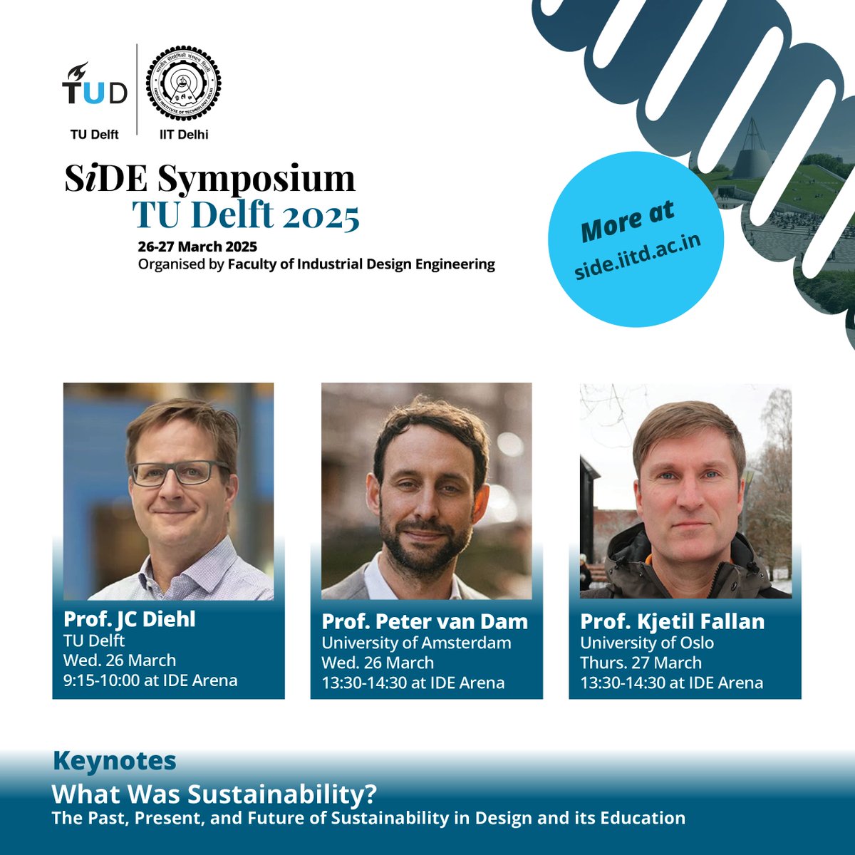 thinksaurabh's tweet image. Very excited to announce the Keynotes for the SiDE Symposium TU Delft, “What Was Sustainability? The Past, Present, and Future of Sustainability in Design and its Education,” a two-day symposium featuring papers and keynote addresses from around the world on 26-27 March 2025 at…