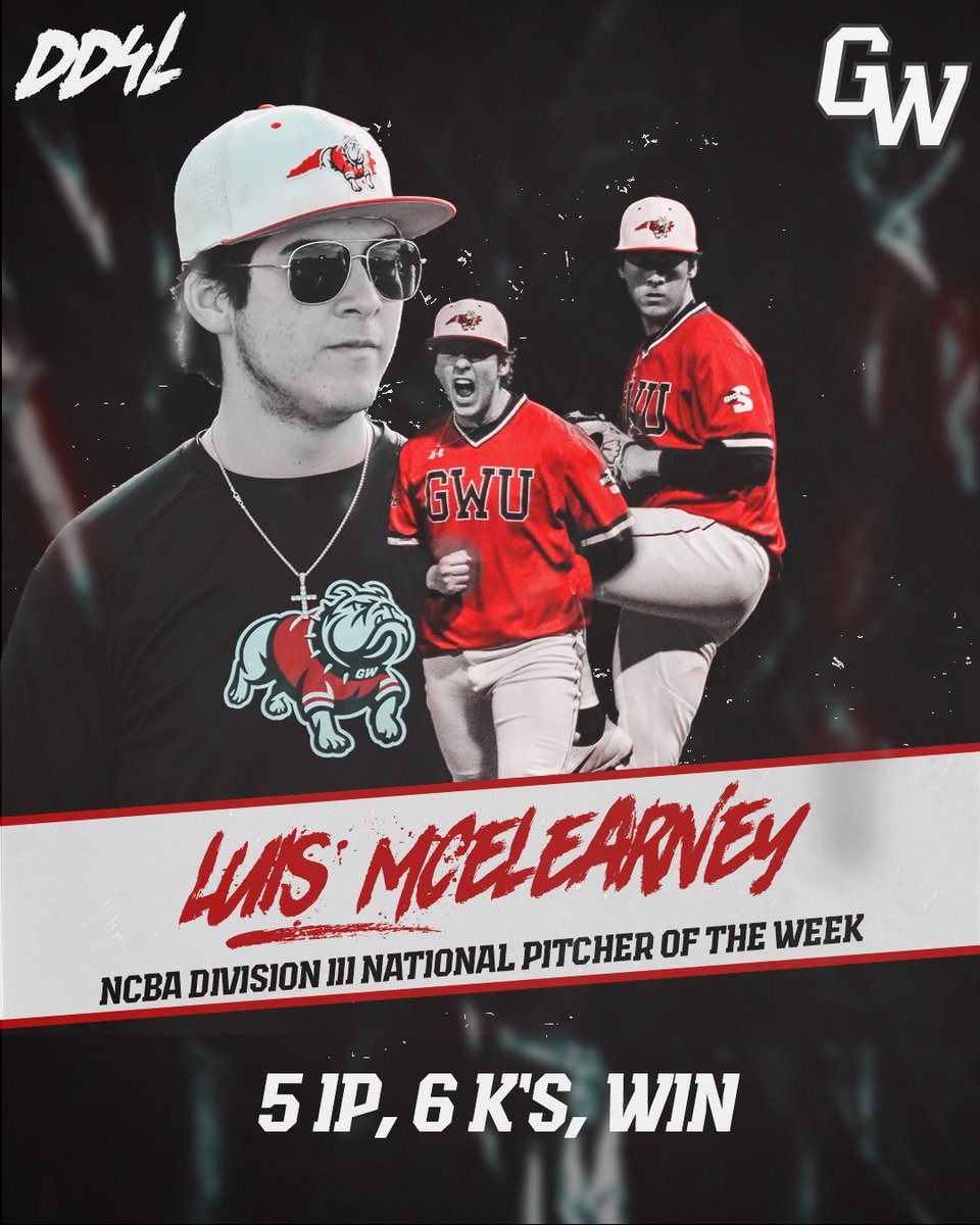 BACK to BACK to BACK National Weekly Honors for the Dev Dawgs!

<a href="/bricewarren_22/">Brice Warren</a> and <a href="/LuisMcelearney/">Luis McElearney</a> are your NCBA DIII National Player and Pitcher of the Week.

#DD4L #roadtobutler