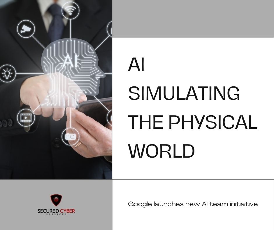 SecuredCyberVA's tweet image. Google forms new team to build AI that can simulate the physical world. What possibilities do you see for this technology?
techcrunch.com/2025/01/06/goo…
#GoogleAI #PhysicalSimulation #TechFrontier #MSP #Cybersecurity #itservices #northernva