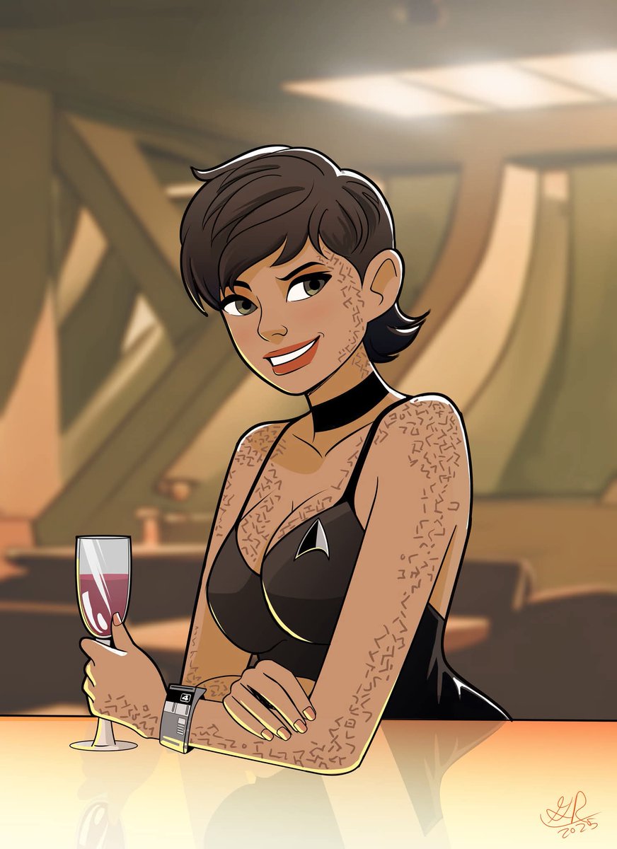 codeg11's tweet image. OC Vex Vella, a trill doctor and Starfleet intelligence operative. #startrek 

Series webtoons.com/en/canvas/uss-…