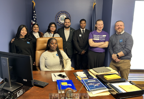 HARTs_HS's tweet photo. It was a privilege to hear our students speak with authentic voices and share their stories with Education Lawmakers at the NYS Capitol.  Thank you, Mr. Higgins and Mr. Smithers, for mentoring them through the nerves.  #APDay https://t.co/x3EJ54zNxA